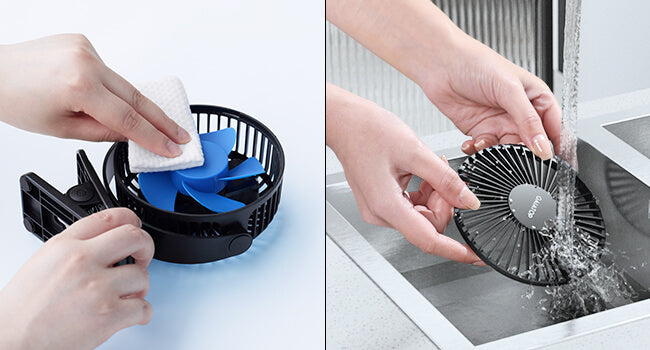 Rechargeable 3-in-1 Clip Fan | Handheld, Desktop & Wall Mounted Portable Fan with 3 Speed Modes